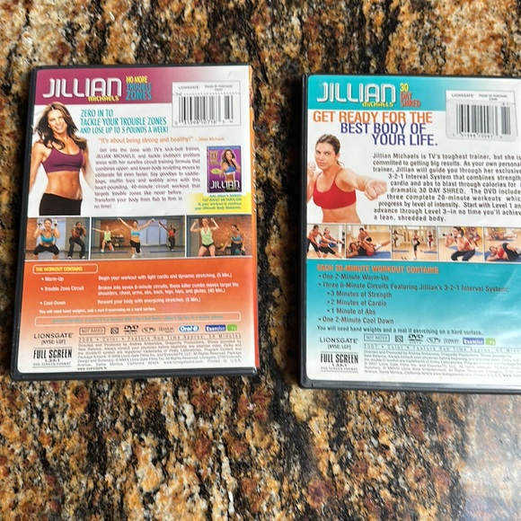 Jillian Michaels 30 Day Shred & No More Trouble Zones DVD’s good/used condition - Picture 2 of 4